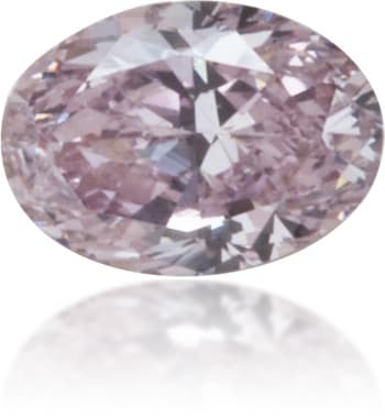 Natural Purple Diamond Oval 0.13 ct Polished
