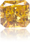 Natural Orange Diamond Square 0.31 ct Polished