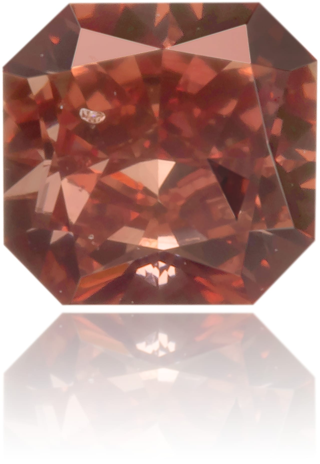 Natural Pink Diamond Square 0.31 ct Polished