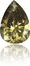 Natural Green Diamond Pear Shape 0.42 ct Polished