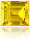 Natural Yellow Diamond Rectangle 0.36 ct Polished
