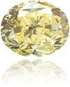 Natural Yellow Diamond Oval 0.20 ct Polished
