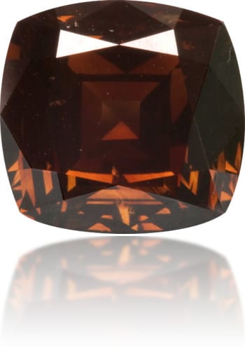 Natural Brown Diamond Cushion 2.26 ct Polished