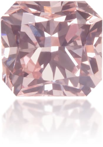 Natural Pink Diamond Rectangle 0.36 ct Polished