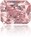 Natural Pink Diamond Rectangle 0.27 ct Polished