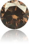 Natural Brown Diamond Round 1.08 ct Polished