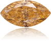 Natural Yellow Diamond Marquise 0.89 ct Polished
