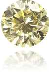 Natural Yellow Diamond Round 0.24 ct Polished