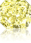 Natural Yellow Diamond Square 0.51 ct Polished