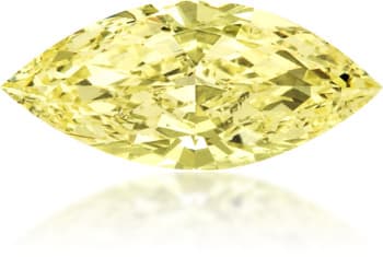 Natural Yellow Diamond Marquise 1.30 ct Polished