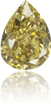 Natural Green Diamond Pear Shape 0.17 ct Polished