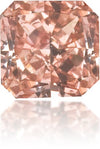 Natural Pink Diamond Square 0.34 ct Polished
