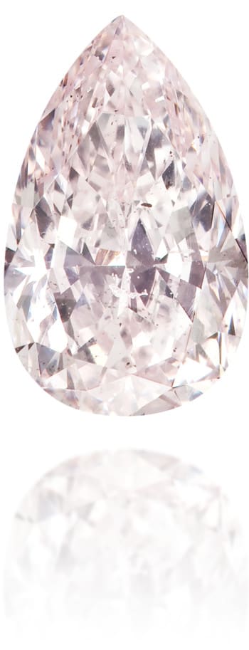 Natural Pink Diamond Pear Shape 0.86 ct Polished