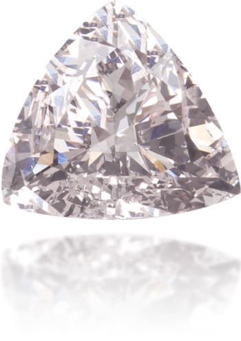 Natural Pink Diamond Triangle 0.33 ct Polished