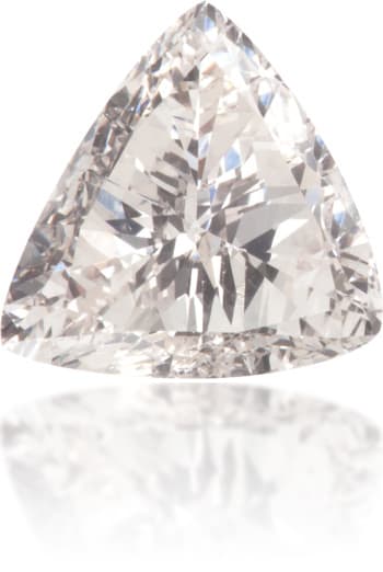 Natural Pink Diamond Triangle 0.38 ct Polished