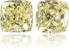Natural Yellow Diamond Square 1.25 ct set