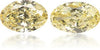 Natural Yellow Diamond Oval 2.18 ct set