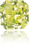 Natural Green Diamond Square 0.21 ct Polished