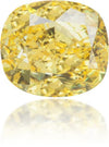 Natural Yellow Diamond Cushion 1.02 ct Polished