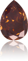 Natural Brown Diamond Pear Shape 1.06 ct Polished