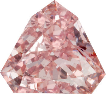 Fancy Intense Orangy Pink diamond from Langerman Diamonds.