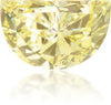 Natural Yellow Diamond Half-Moon 0.72 ct Polished