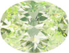 Natural Green Diamond Oval 0.51 ct Polished