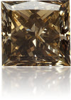 Natural Brown Diamond Square 0.12 ct Polished