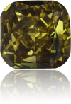 Natural Green Diamond Square 0.16 ct Polished