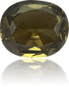 Natural Green Diamond Oval 0.26 ct Polished