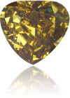 Natural Green Diamond Heart Shape 0.25 ct Polished