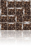 Natural Brown Diamond Square 2.81 ct set