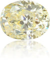 Natural Yellow Diamond Oval 0.21 ct Polished
