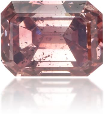 Natural Pink Diamond Rectangle 0.38 ct Polished