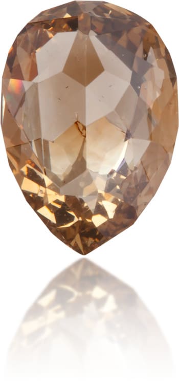 Natural Brown Diamond Briolette 0.98 ct Polished