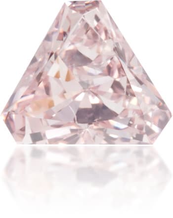 Natural Pink Diamond Triangle 0.29 ct Polished