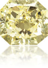 Natural Yellow Diamond Rectangle 1.02 ct Polished