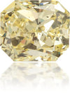 Natural Yellow Diamond Rectangle 2.51 ct Polished