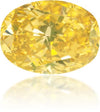 Natural Green Diamond Oval 0.78 ct Polished