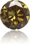 Natural Green Diamond Round 0.44 ct Polished
