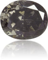 Natural Gray Diamond Oval 0.35 ct Polished