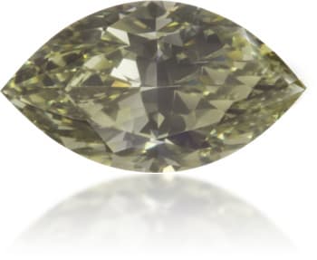Natural Green Diamond Marquise 0.41 ct Polished
