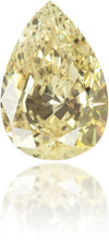 Natural Yellow Diamond Pear Shape 0.42 ct Polished
