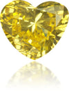 Natural Green Diamond Heart Shape 0.43 ct Polished