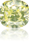 Natural Green Diamond Cushion 0.61 ct Polished