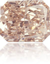 Natural Pink Diamond Rectangle 1.50 ct Polished