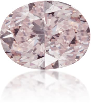Natural Pink Diamond Oval 0.24 ct Polished