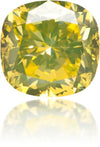 Natural Yellow Diamond Cushion 0.54 ct Polished