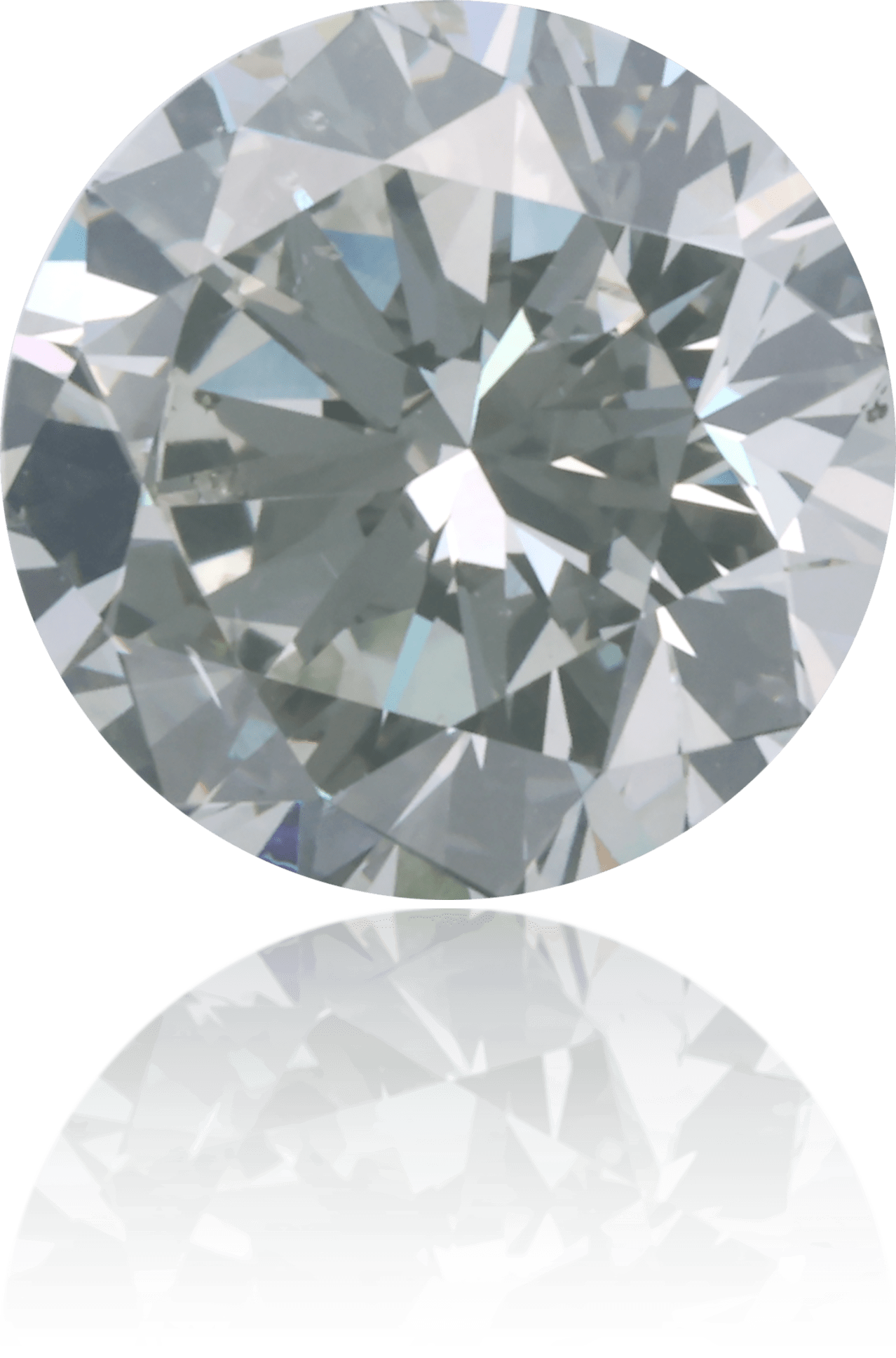 Natural Gray Diamond Round 1.17 ct Polished