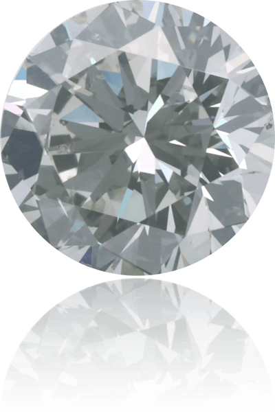 Natural Gray Diamond Round 1.17 ct Polished